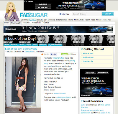 frills and ruffles feature on FabSugar.com