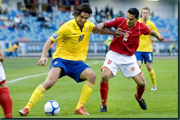 Fotboll, VM-kval, Sverige A - Malta