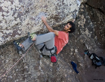 Escalando en tamadaba04