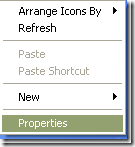 desktop properties