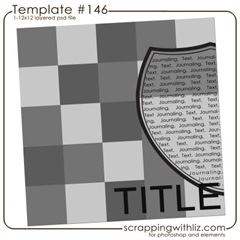 free digital scrapbook template