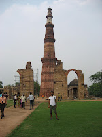 At Qutab Minar, Delhi.