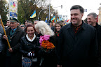 Олег Тягнибок та Ірина Фаріон