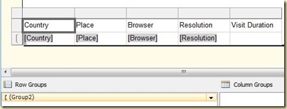 Table structure in Design