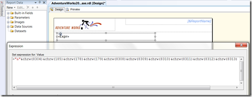 Expression builder