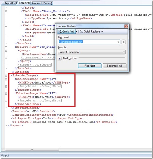 Find embedded images