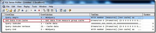 2 query scope measure - using cache