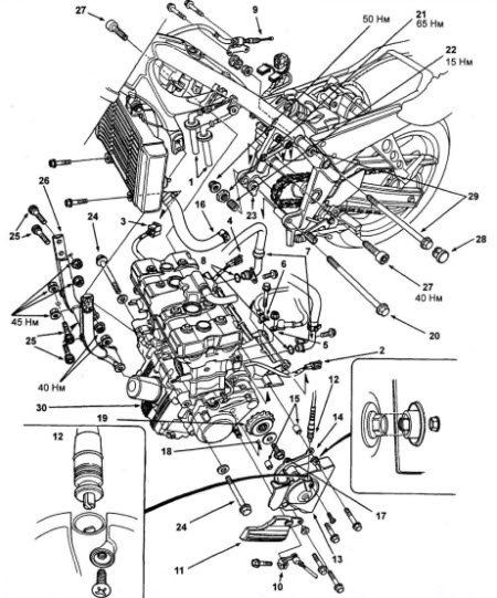 Honda Cb400f Cb1  Engine Diagram    Engine Diagram