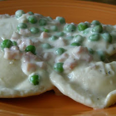 Pierogies Alfredo