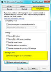 How to make PIC C Compiler work on Windows 7 & Vista?