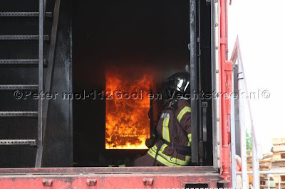 Flashover container van Hilversum