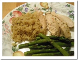 chicken & quinoa dinner