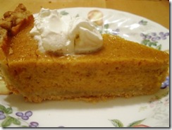 pumpkin pie slice