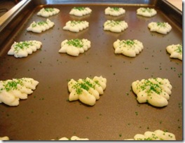 spritz cookies uncooked