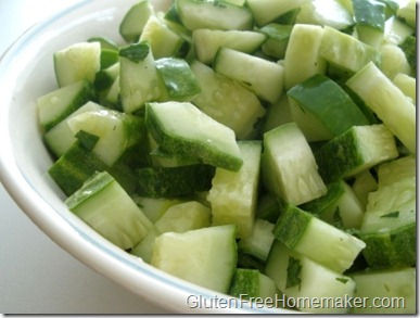 cucumbers & mint