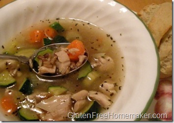 chicken, veggie & wild rice soup