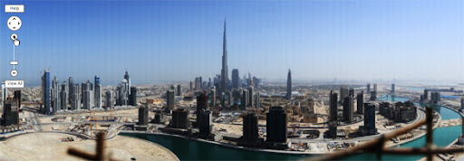 Panorámica de Dubai de 45 Gpx