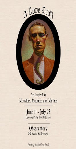 Cartel de la exposición, retrato por Matt Buck