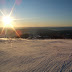 Uitzicht op de skipiste