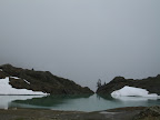 Unnamed lake in mist.