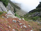 Walls of mist hovering below.