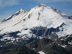 Close up of the east face of Mt Baker.