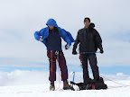 Arlo and Jorma on the summit.