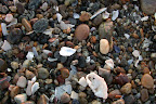 Close up of beach sand.