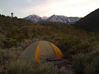 Camping at the famous Mobil station on H120 outside of Yosemite National Park. Local Tahoe band 'Blue Turtle Seduction' played that night.