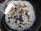 Starting the day off strong with some pancakes.