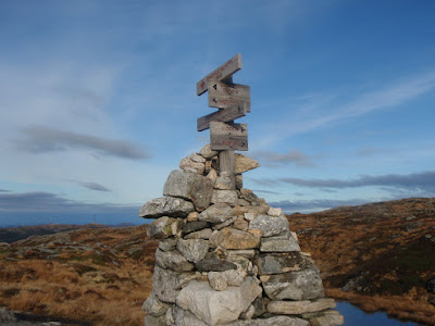 Typical trail marker
