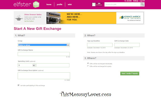 Elfster is a free online