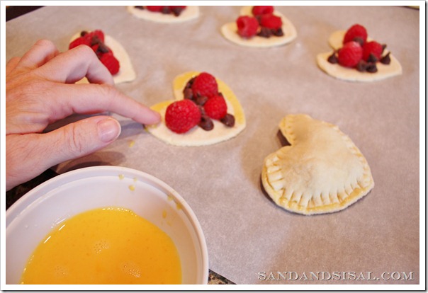 sealing pastry