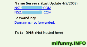 使用 Cpanel 自带 DNS 解析时的 域名状态(点击进入相册观看大图) 使用 Cpanel 自带 DNS 解析时的 域名状态