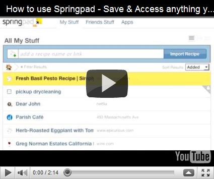 Springpad Ultimate Way to Save Everything You Want to Remember Photo Springpad Ultimate Way to Save Everything You Want to Remember