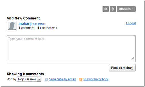 Add Best Comment Section for Your Blogger blog or Website