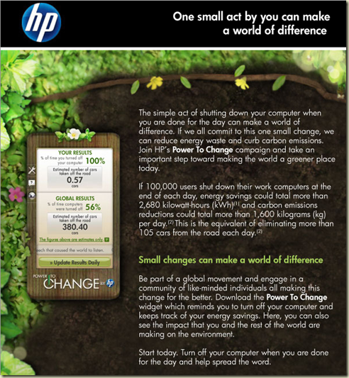 HP power to change