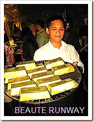 Magnum Gold Launch Party gold bars  