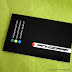 tarjetas de visita en PVC blanco