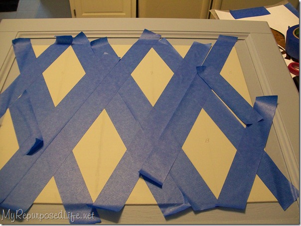 Scotch Blue Harlequin pattern