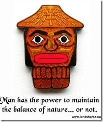 West Coast Eco Totem - Man (front)