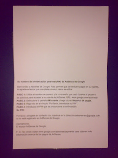 Carta de Google