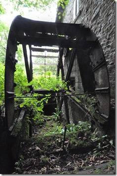 second derelict waterwheel at disused watermil 2l