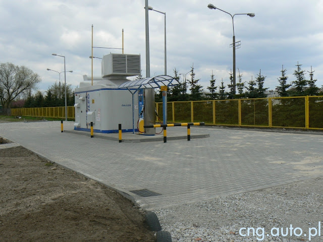 stacja CNG gaz ziemny metan Toruń