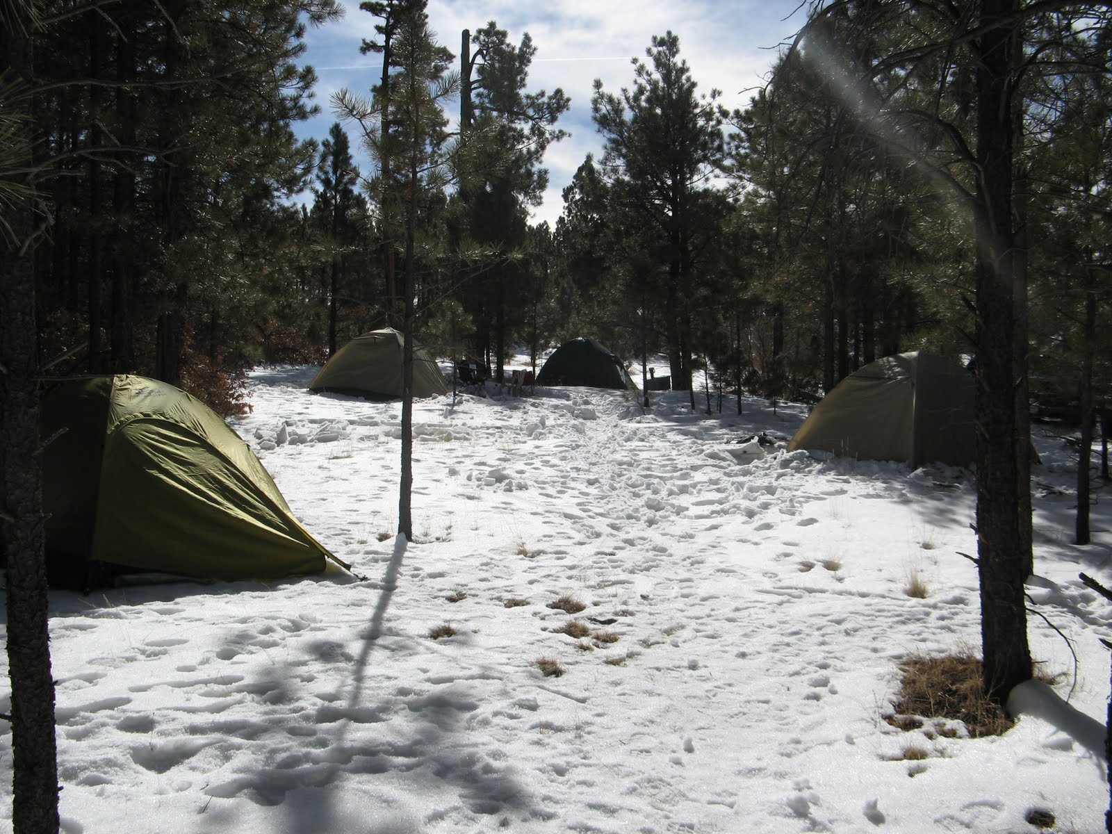 camping in 35 degree weather