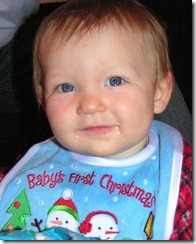 Drew's first Christmas 1