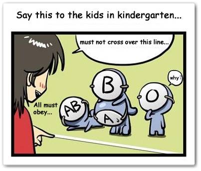 In kindergarten