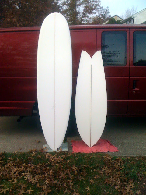 5'8" fish I shaped Monday