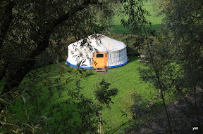 "Het kleine Paradijs" Yurt in de zomer