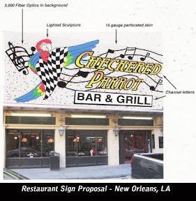 Signage Proposal - New Orleans Restaurant